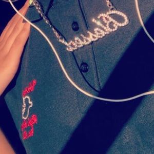 BLESSED diamond necklace